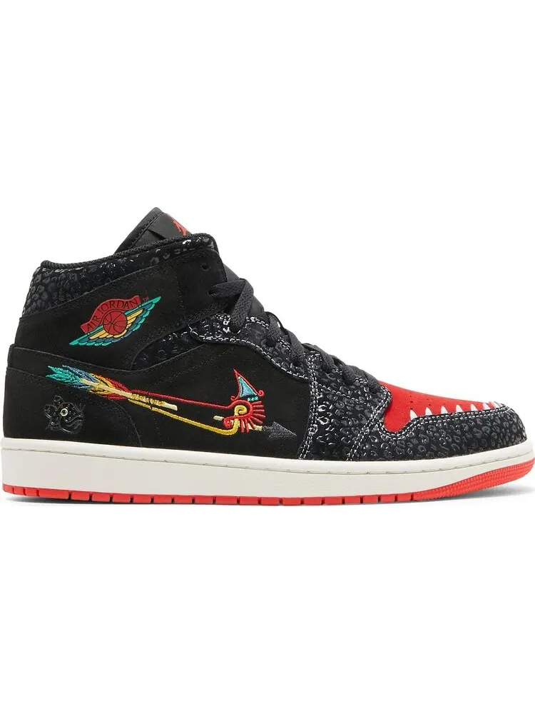 Кроссовки Air Jordan 1 Mid SE SiEMPRE Familia — изображение 1 из 8, черный