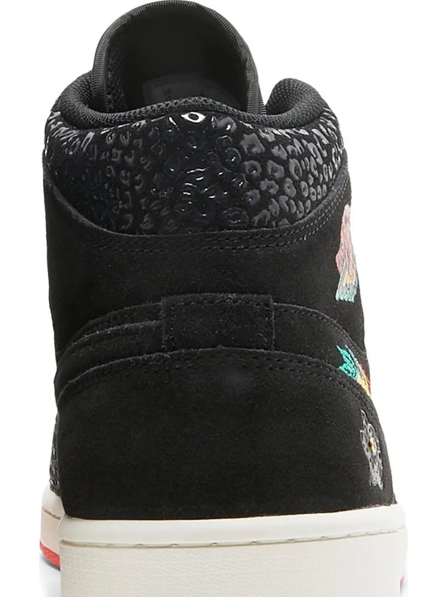 Кроссовки Air Jordan 1 Mid SE SiEMPRE Familia — изображение 7 из 8, черный