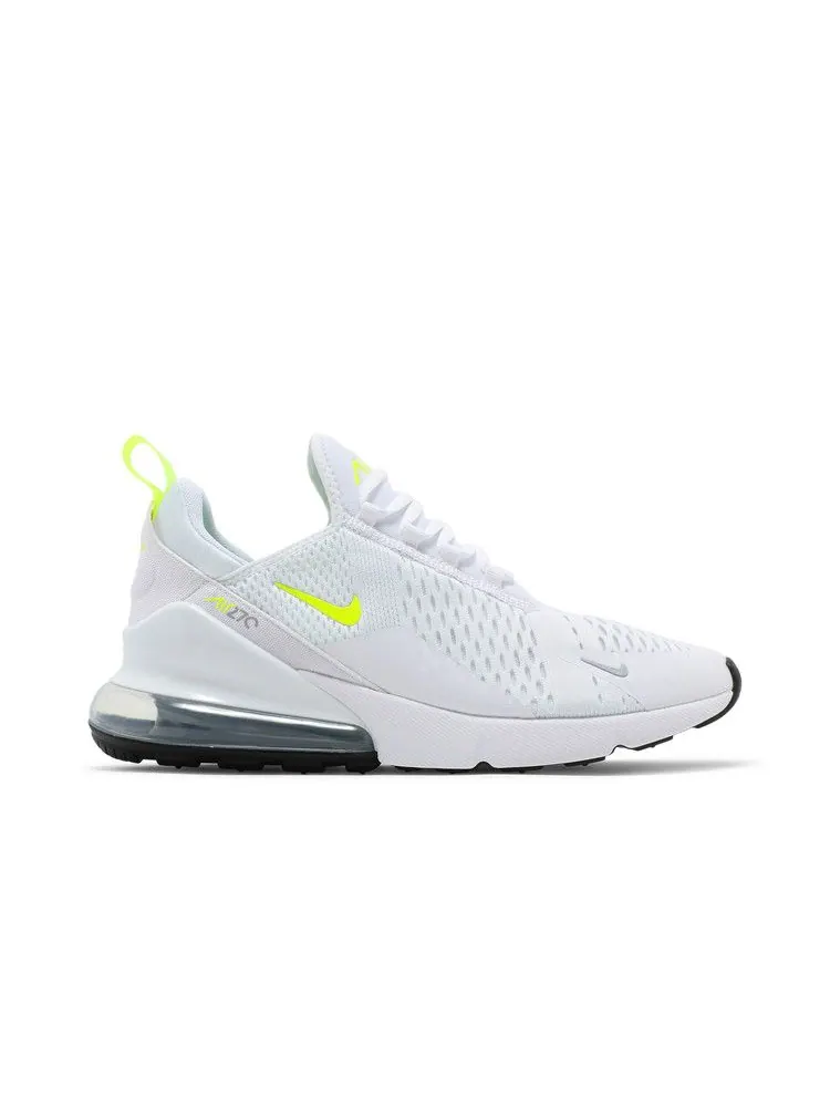 Кроссовки Nike Air Max 270 'White Volt' — изображение 2 из 9, белый