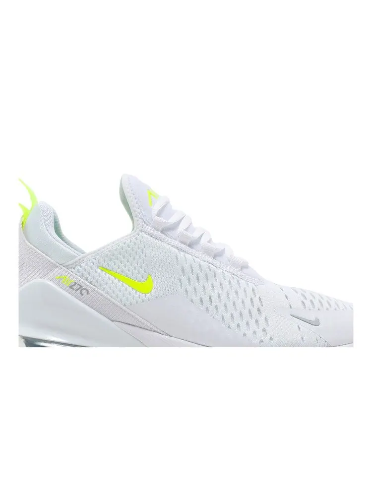 Кроссовки Nike Air Max 270 'White Volt' — изображение 3 из 9, белый