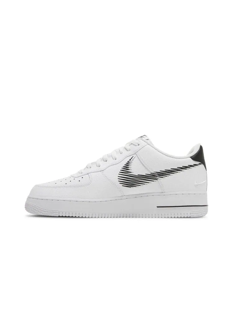 Кроссовки Nike Air Force 1 Low 'Zig Zag - White' — изображение 4 из 9