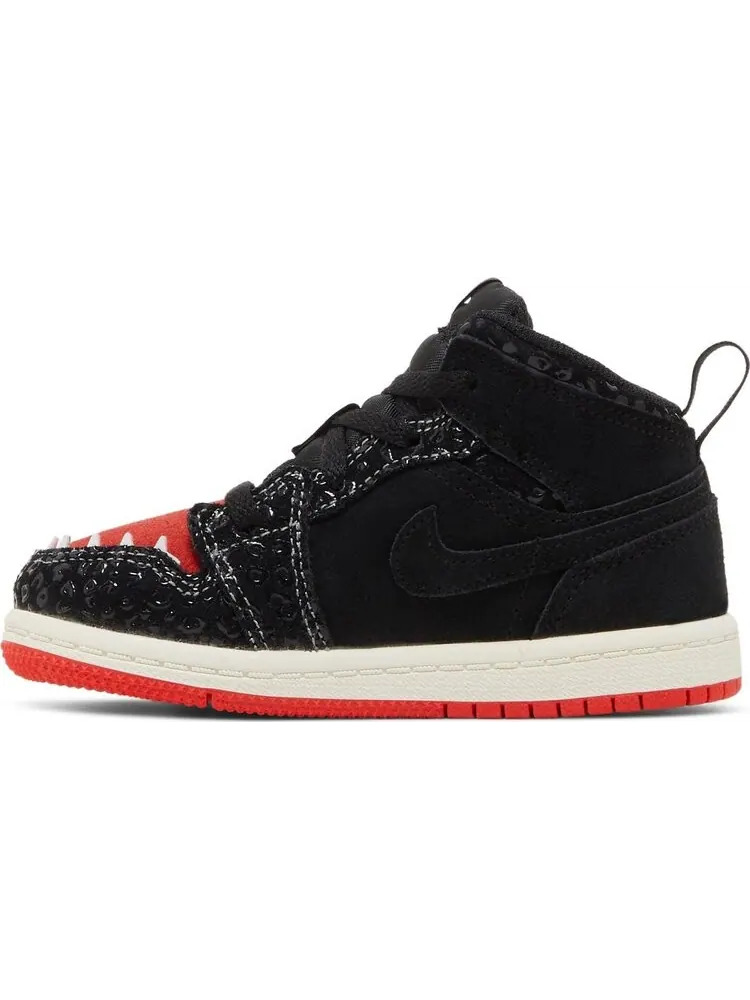 Кроссовки Air Jordan 1 Mid SE TD SiEMPRE Familia — изображение 3 из 8, черный
