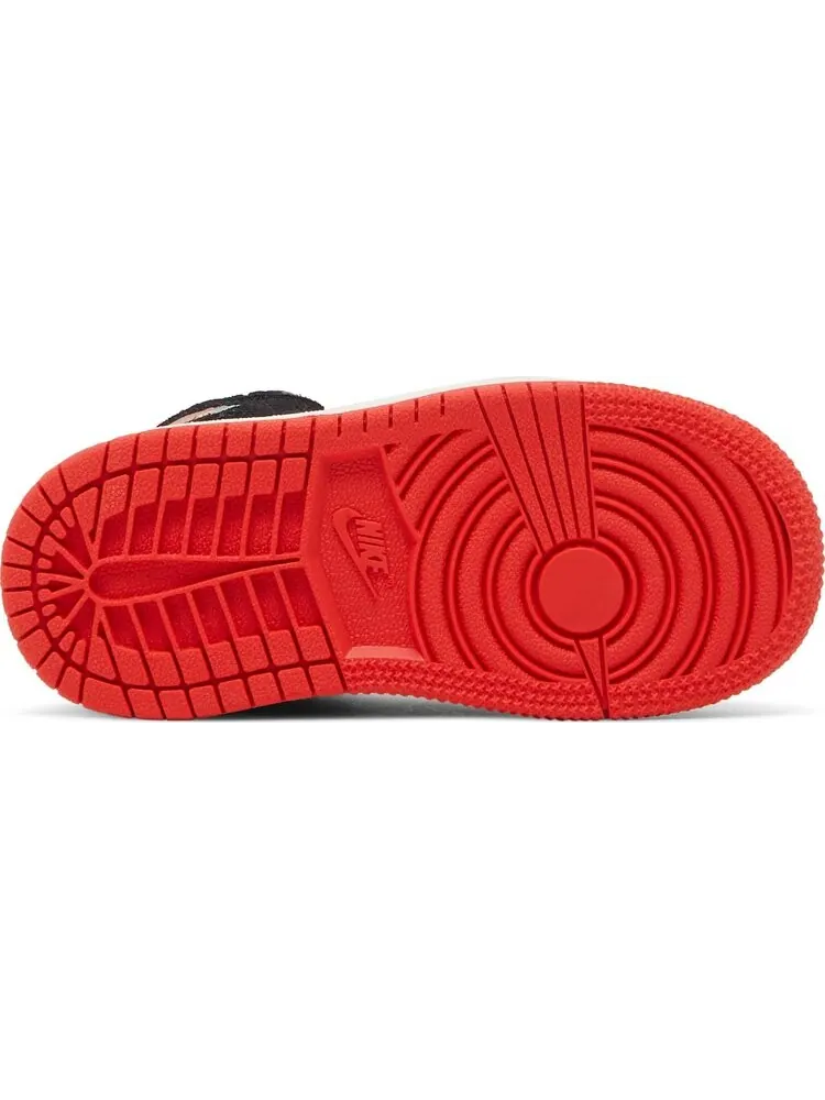 Кроссовки Air Jordan 1 Mid SE TD SiEMPRE Familia — изображение 4 из 8, черный