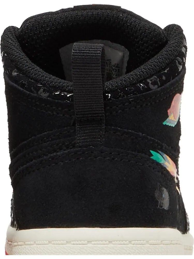 Кроссовки Air Jordan 1 Mid SE TD SiEMPRE Familia — изображение 7 из 8, черный