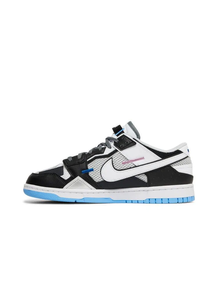 Кроссовки Nike Dunk Low Scrap Premium 'Mismatch' — изображение 4 из 9, черный/серый/синий/белый