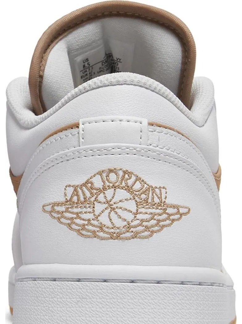 Кроссовки Air Jordan 1 Low Hemp White — изображение 7 из 8, белый