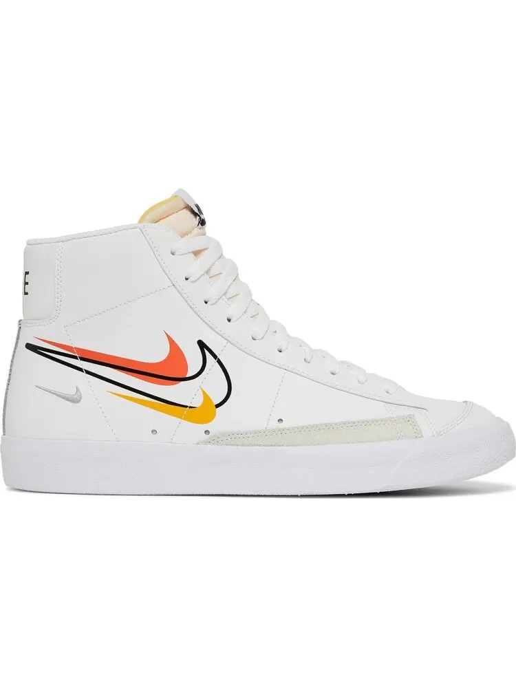 Кроссовки Nike Blazer Mid '77 'Multi Swoosh - Team Orange' — изображение 1 из 8, белый