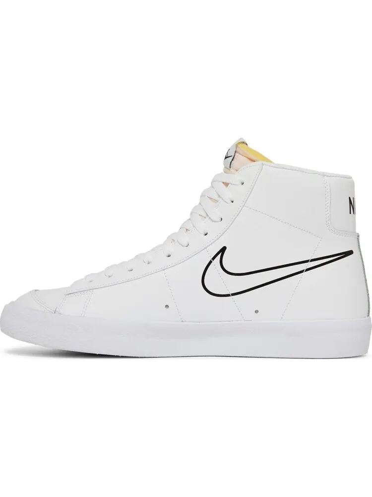 Кроссовки Nike Blazer Mid '77 'Multi Swoosh - Team Orange' — изображение 3 из 8, белый