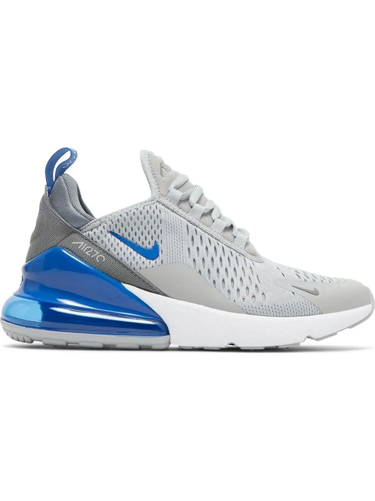Кроссовки Nike Air Max 270 GS 'Light Smoke Grey Game Royal' — изображение 1 из 8, серый