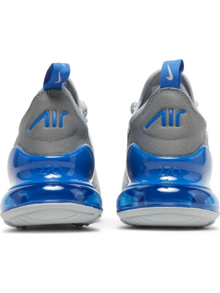 Кроссовки Nike Air Max 270 GS 'Light Smoke Grey Game Royal' — изображение 6 из 8, серый