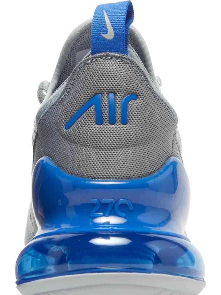 Кроссовки Nike Air Max 270 GS 'Light Smoke Grey Game Royal' — изображение 7 из 8, серый