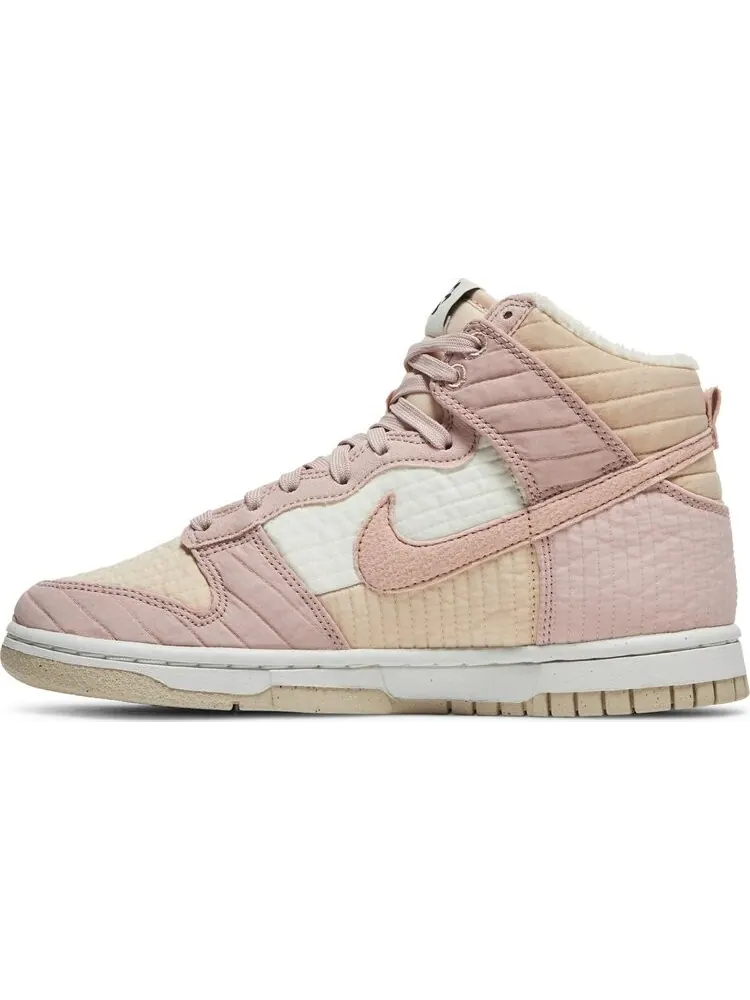 Кроссовки Nike Wmns Dunk High LX Next Nature 'Toasty - Pink Oxford' — изображение 3 из 10, розовый