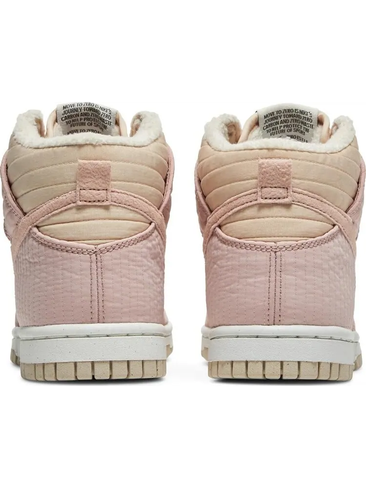 Кроссовки Nike Wmns Dunk High LX Next Nature 'Toasty - Pink Oxford' — изображение 6 из 10, розовый