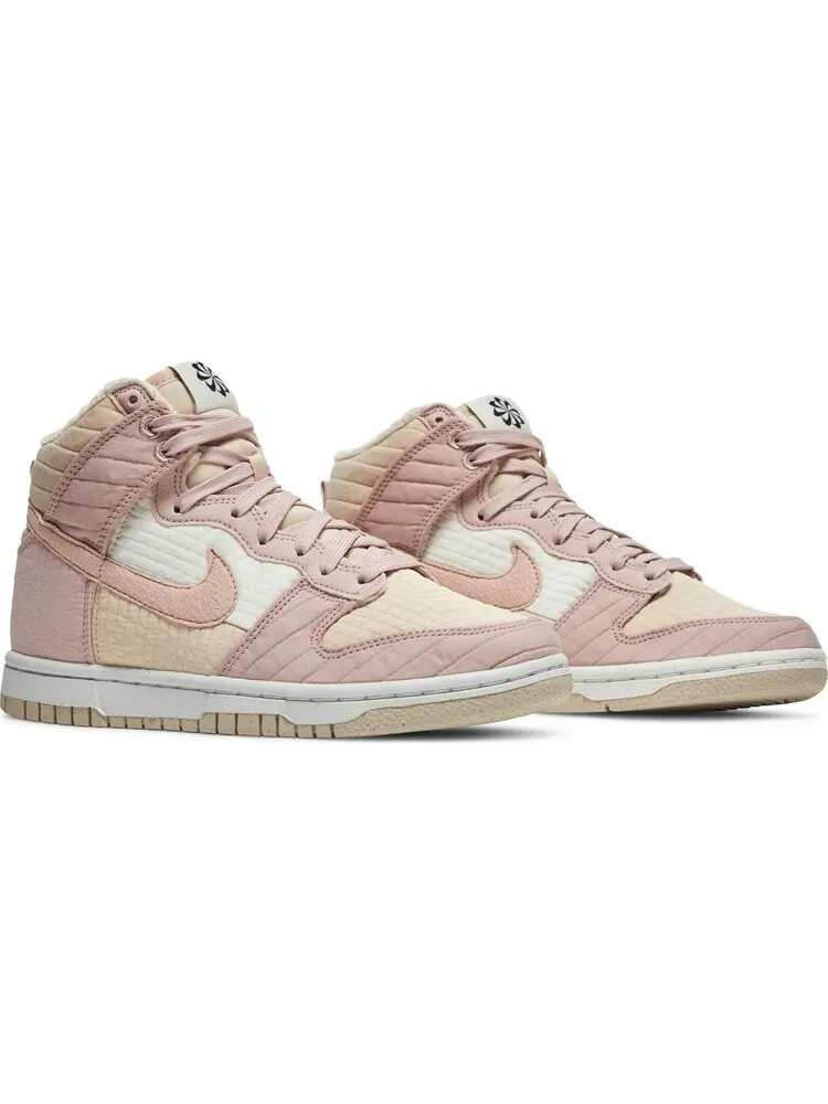 Кроссовки Nike Wmns Dunk High LX Next Nature 'Toasty - Pink Oxford' — изображение 8 из 10, розовый
