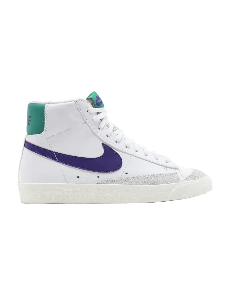 Кроссовки Nike Blazer Mid '77 VNTG 'Joker' — изображение 1 из 9, белый/фиолетовый/зеленый