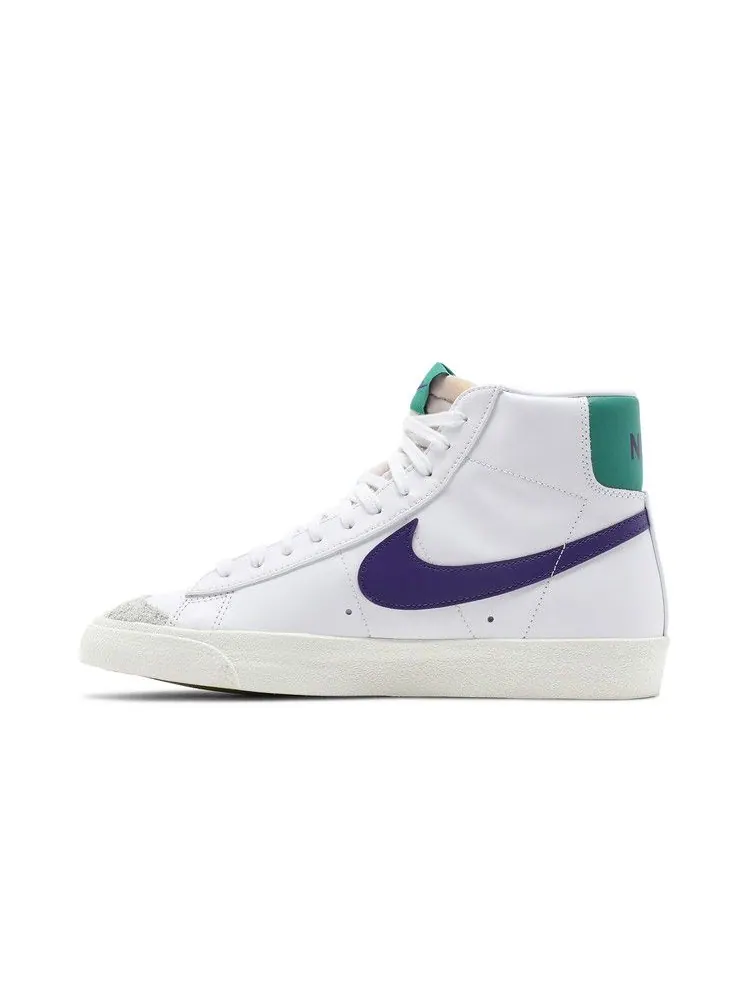 Кроссовки Nike Blazer Mid '77 VNTG 'Joker' — изображение 4 из 9, белый/фиолетовый/зеленый