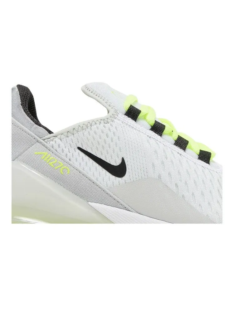 Кроссовки Nike Air Max 270 GS 'Pure Platinum Volt' — изображение 3 из 9, серый