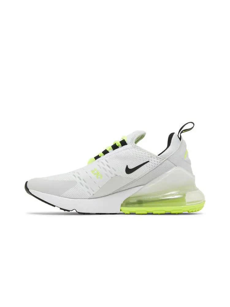 Кроссовки Nike Air Max 270 GS 'Pure Platinum Volt' — изображение 4 из 9, серый