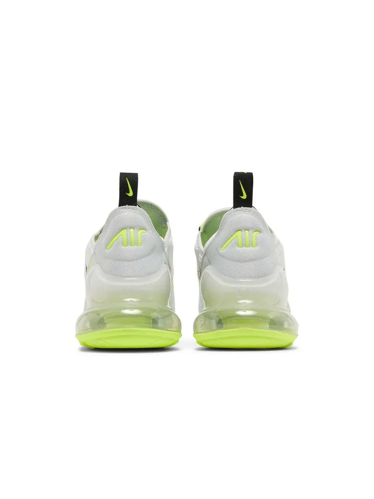Кроссовки Nike Air Max 270 GS 'Pure Platinum Volt' — изображение 7 из 9, серый