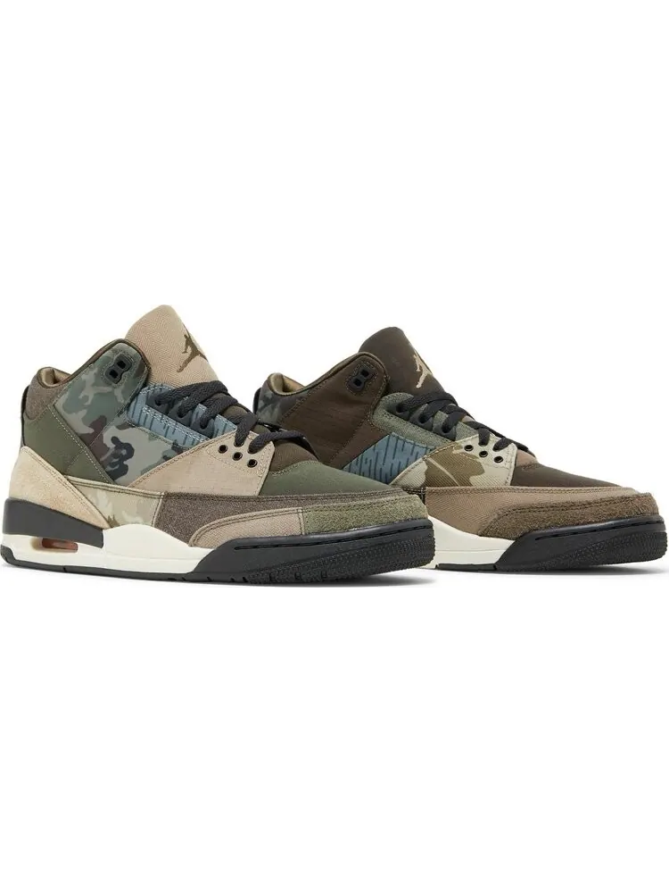 Кроссовки Air Jordan 3 Retro Patchwork — изображение 8 из 8, коричневый