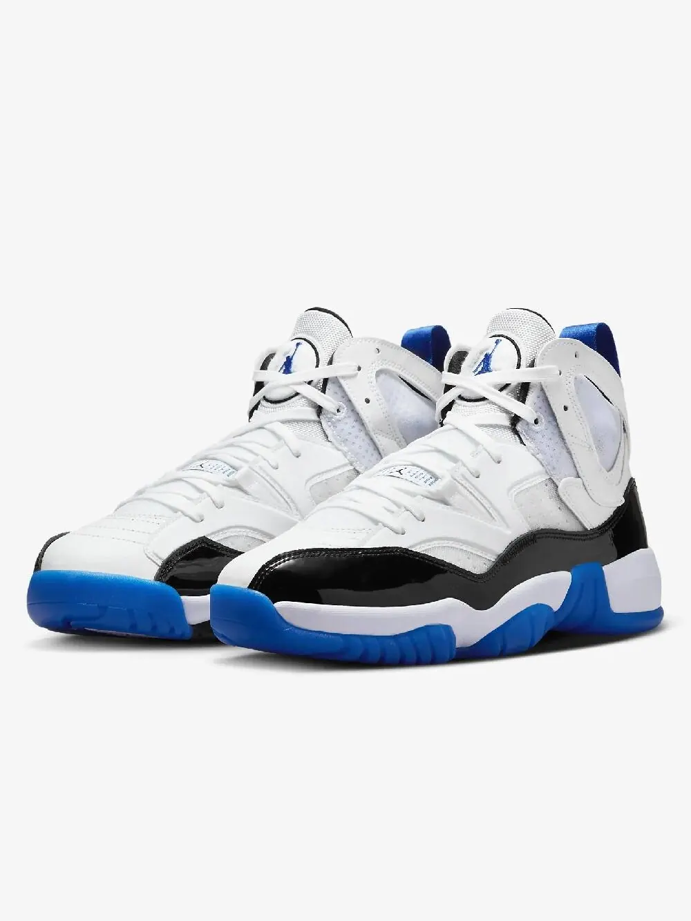 Кроссовки Nike Air Jordan Jumpman Two Trey — изображение 4 из 8, белый/синий/черный