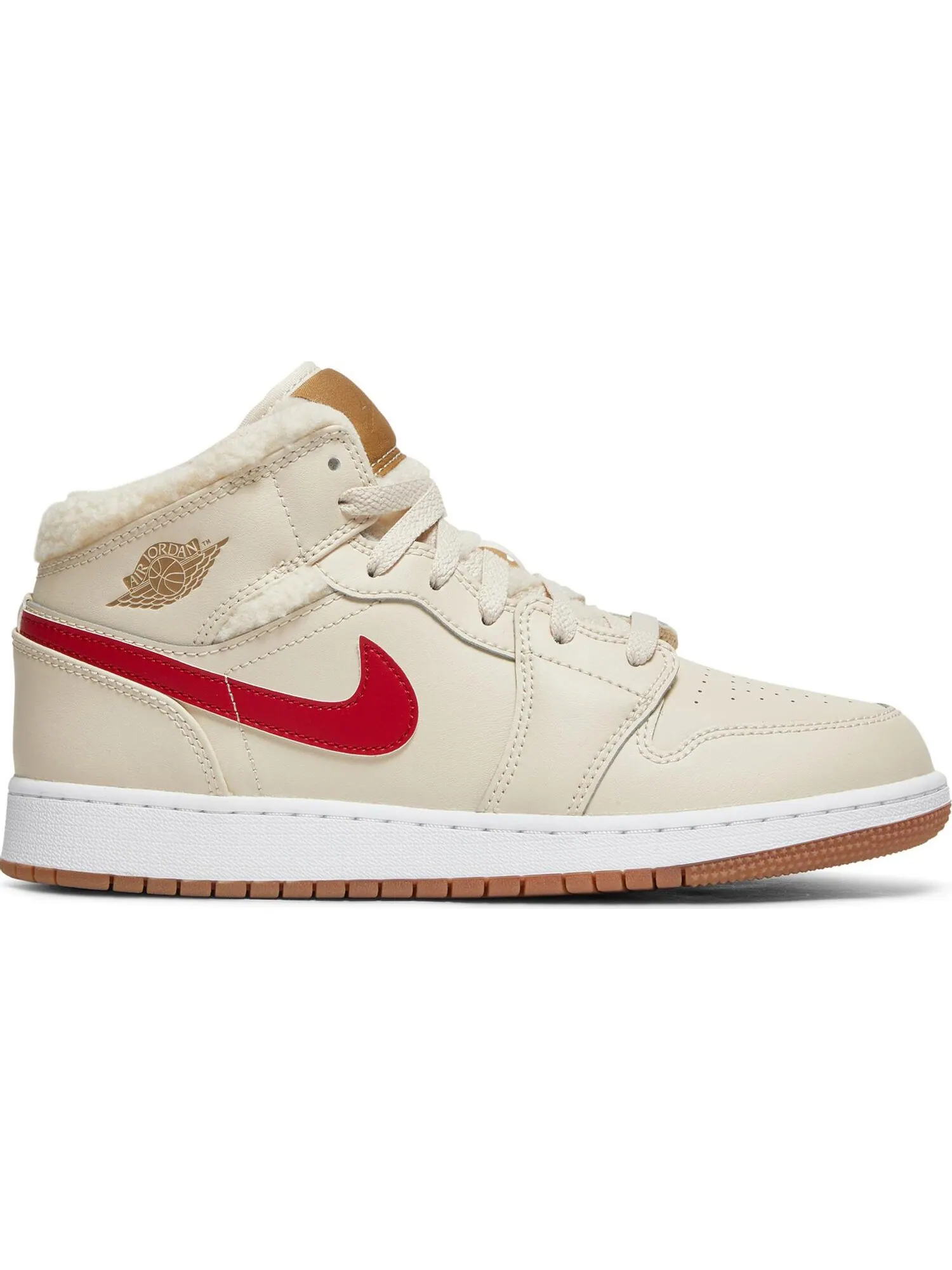 Кроссовки Nike Air Jordan 1 Mid Utility 'Tan' — изображение 1 из 5, бежевый