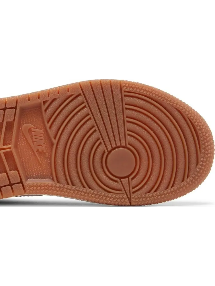 Кроссовки Air Jordan 1 Mid Utility PS Fleece — изображение 5 из 8, бежевый