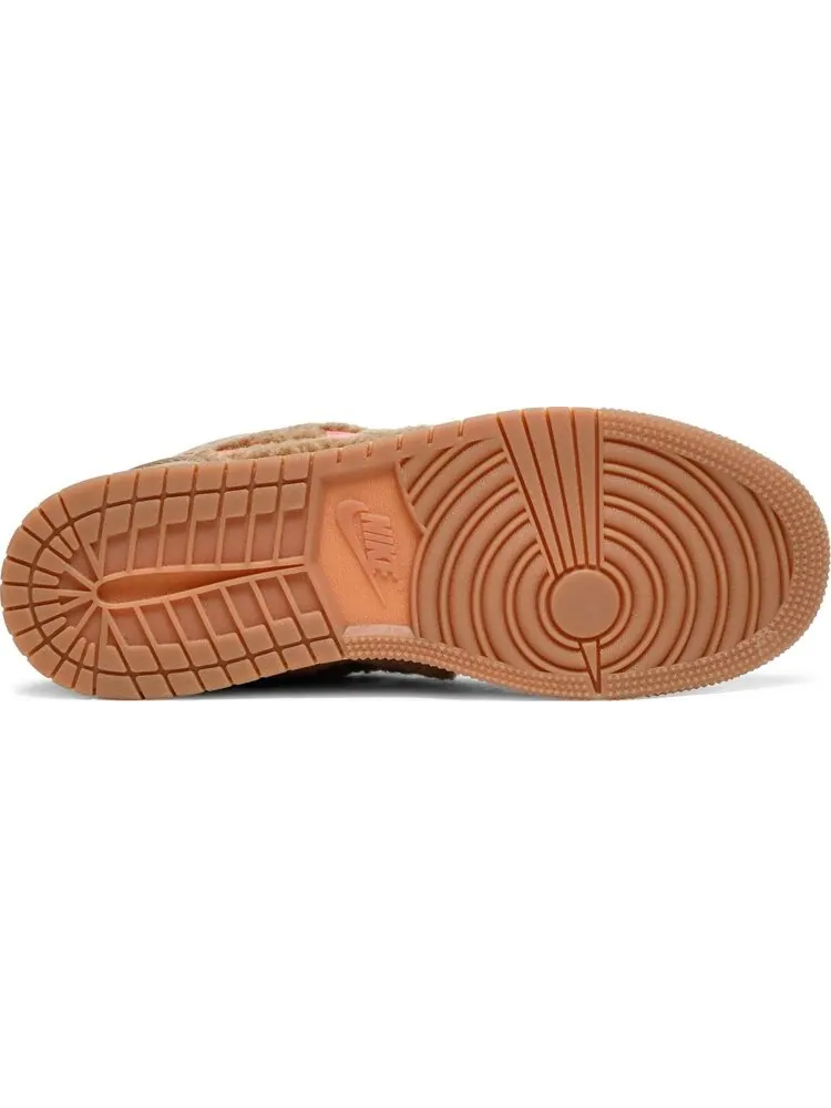 Кроссовки Air Jordan 1 Low Utility GS Teddy Bear — изображение 4 из 8, коричневый