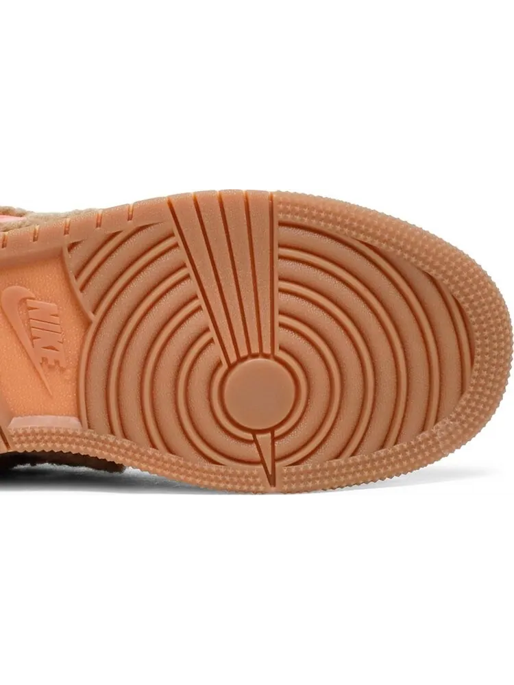 Кроссовки Air Jordan 1 Low Utility GS Teddy Bear — изображение 5 из 8, коричневый