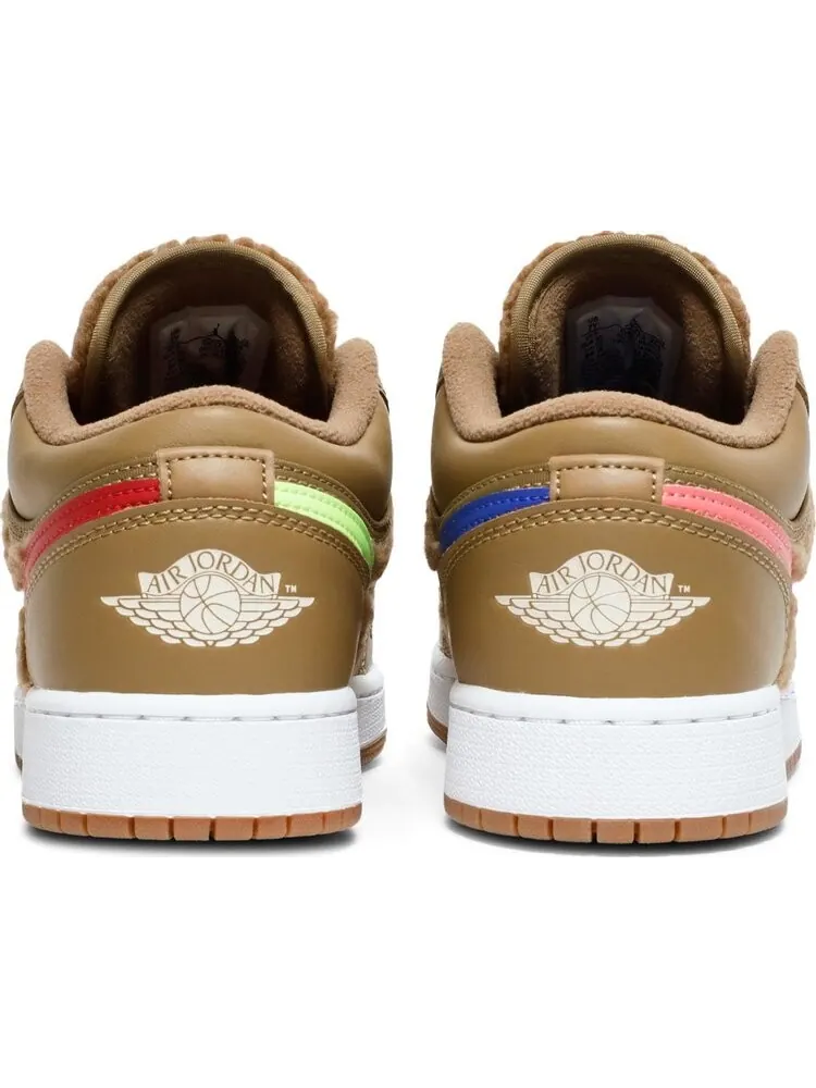 Кроссовки Air Jordan 1 Low Utility GS Teddy Bear — изображение 6 из 8, коричневый