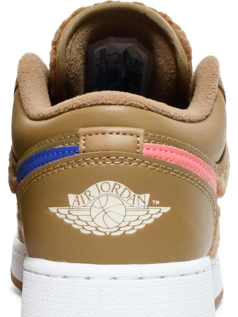 Кроссовки Air Jordan 1 Low Utility GS Teddy Bear — изображение 7 из 8, коричневый