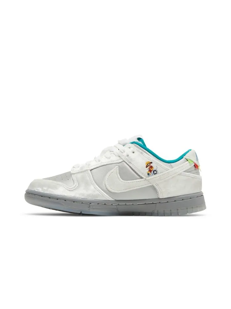 Кроссовки Nike Wmns Dunk Low — изображение 3 из 4, серебряный
