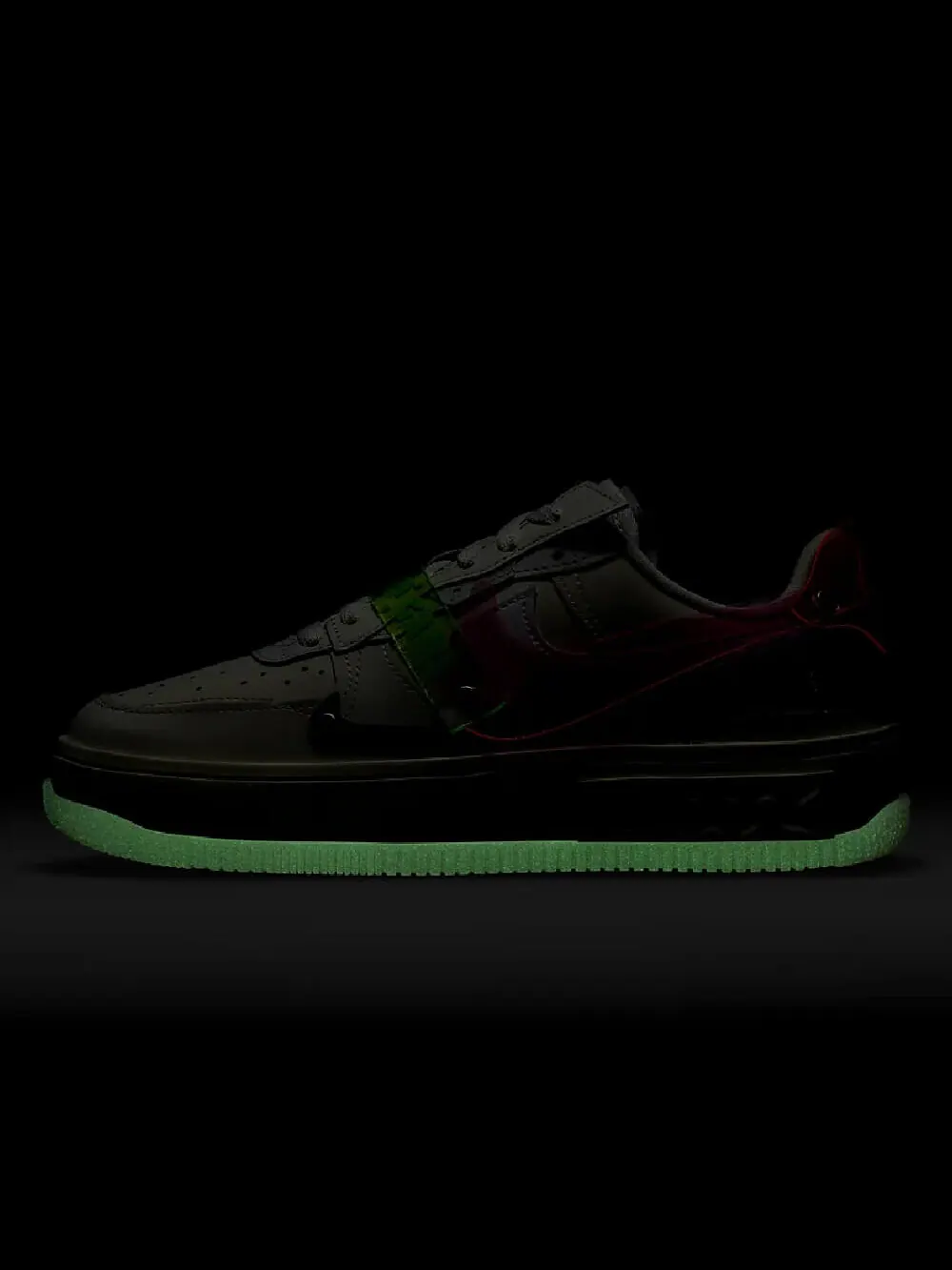 Кроссовки Nike Air Force 1 Fontanka — изображение 11 из 12, зеленый/белый/розовый
