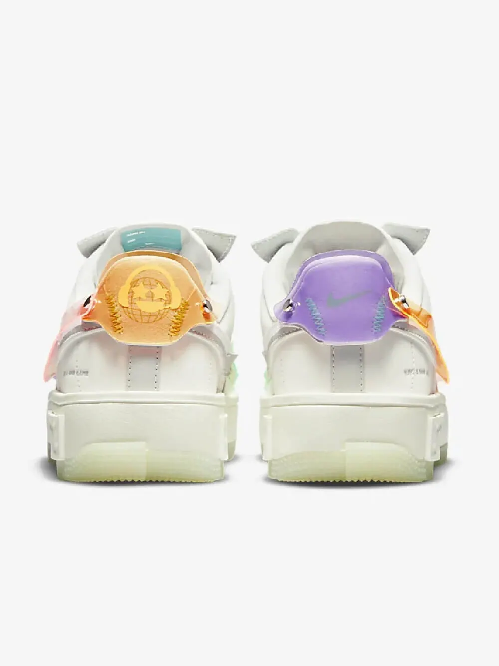 Кроссовки Nike Air Force 1 Fontanka — изображение 4 из 12, зеленый/белый/розовый