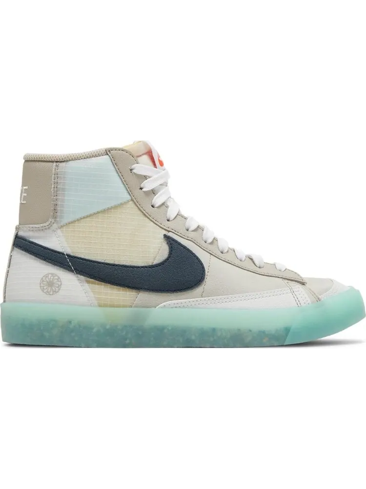 Кроссовки Nike Blazer Mid '77 GS 'Move To Zero - Cream' — изображение 1 из 8, бежевый