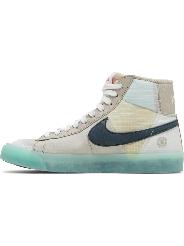 Кроссовки Nike Blazer Mid '77 GS 'Move To Zero - Cream' — изображение 3 из 8, бежевый