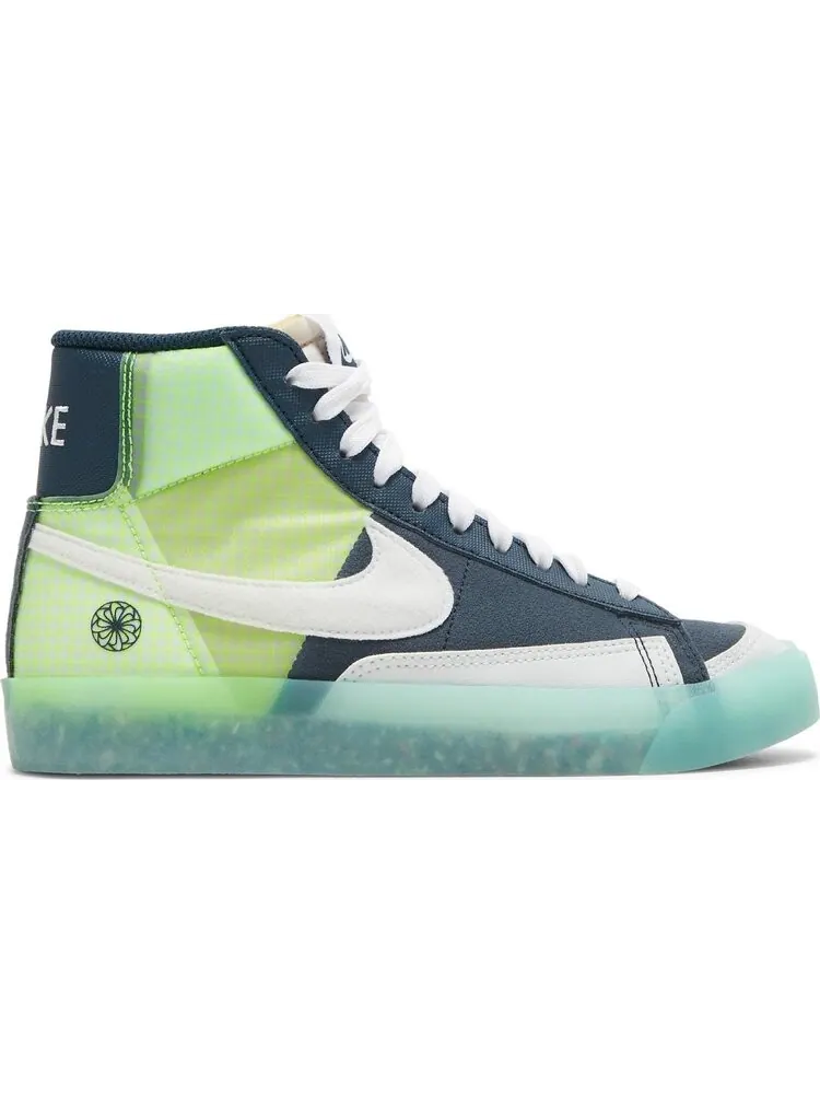 Кроссовки Nike Blazer Mid '77 GS 'Move To Zero - Armory Navy' — изображение 1 из 8, синий