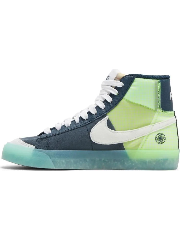 Кроссовки Nike Blazer Mid '77 GS 'Move To Zero - Armory Navy' — изображение 3 из 8, синий