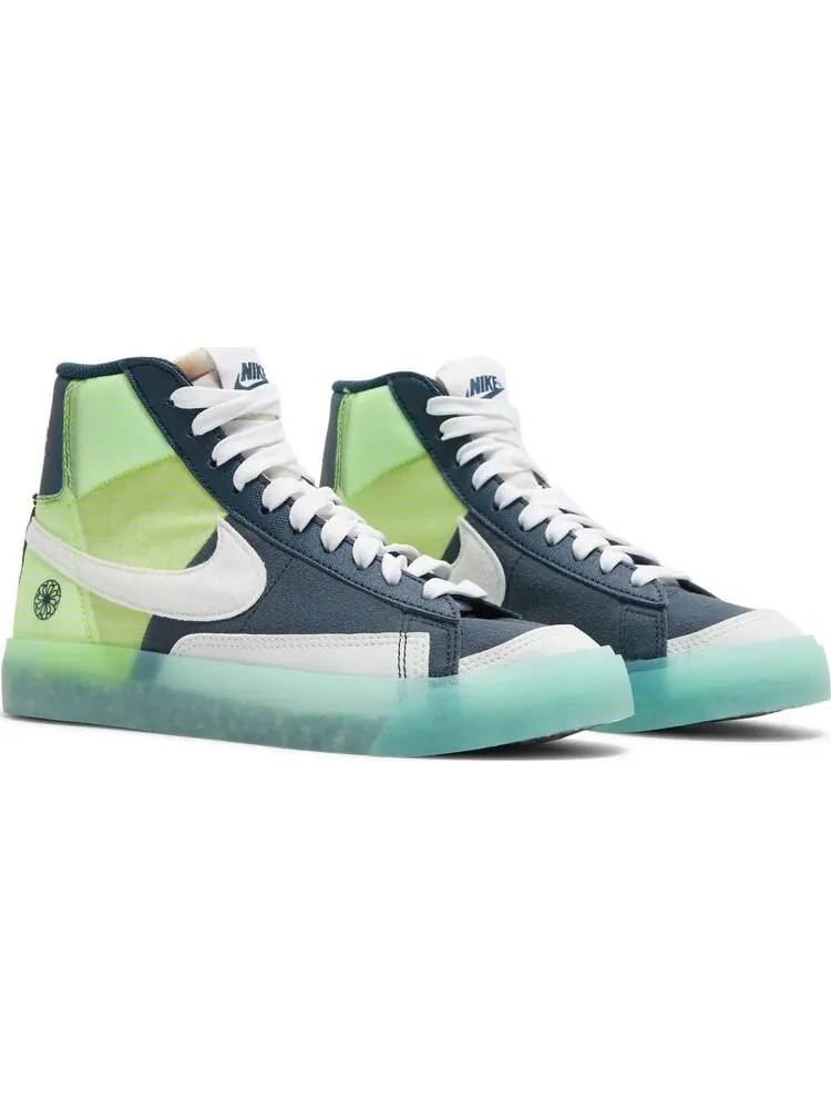 Кроссовки Nike Blazer Mid '77 GS 'Move To Zero - Armory Navy' — изображение 8 из 8, синий