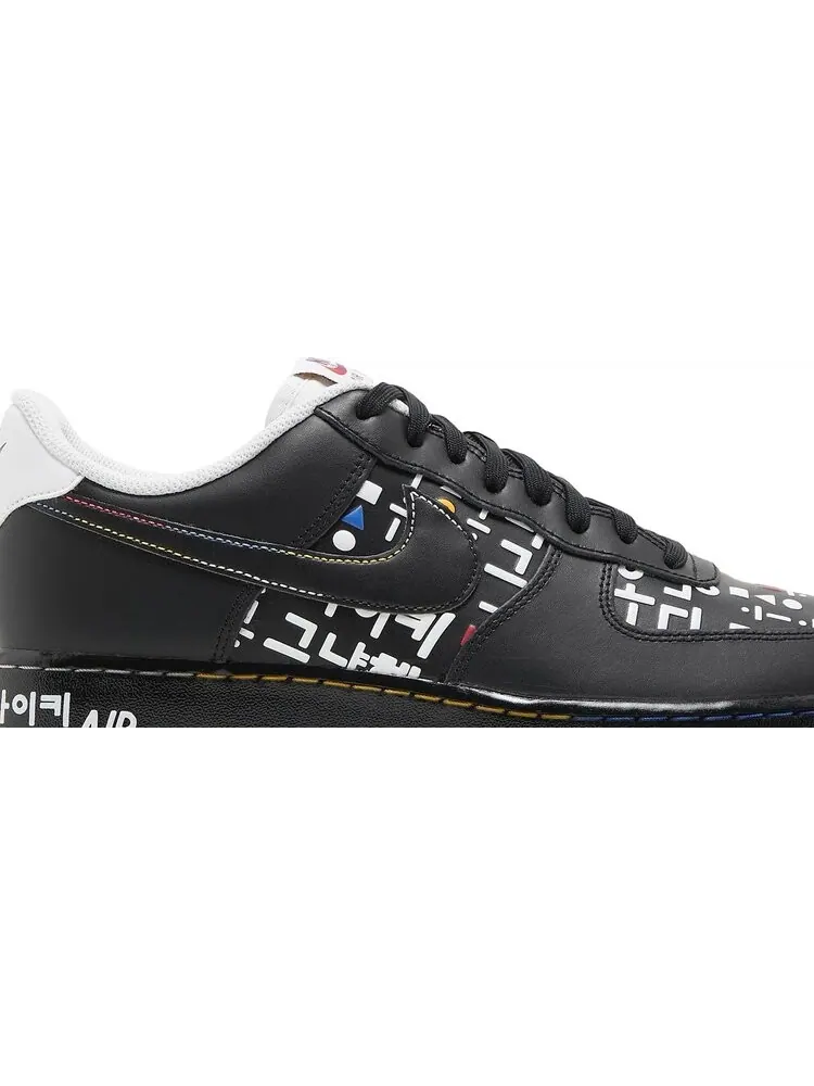 Кроссовки Nike Air Force 1 Low '07 LV8 'Hangul Day' — изображение 2 из 8, черный