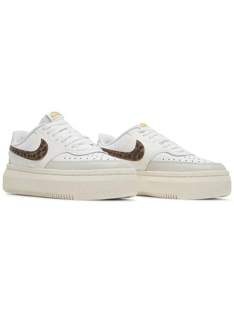 Кроссовки Nike Wmns Court Vision Alta 'Leopard' — изображение 8 из 8, белый