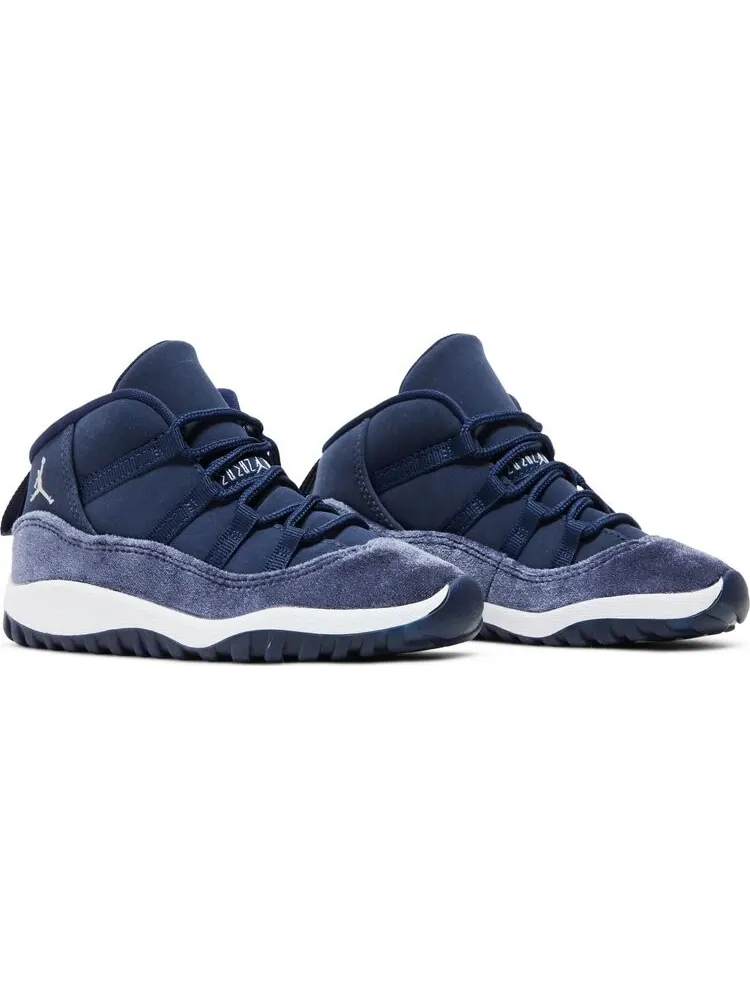 Кроссовки Air Jordan 11 Retro TD Midnight Navy Velvet — изображение 8 из 8, синий