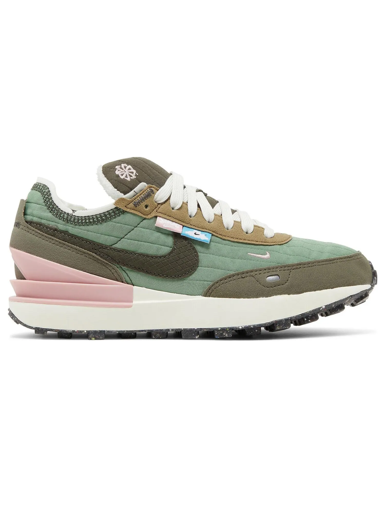 Кроссовки Nike Wmns Waffle One NN 'Toasty - Oil Green' — изображение 1 из 8, зеленый