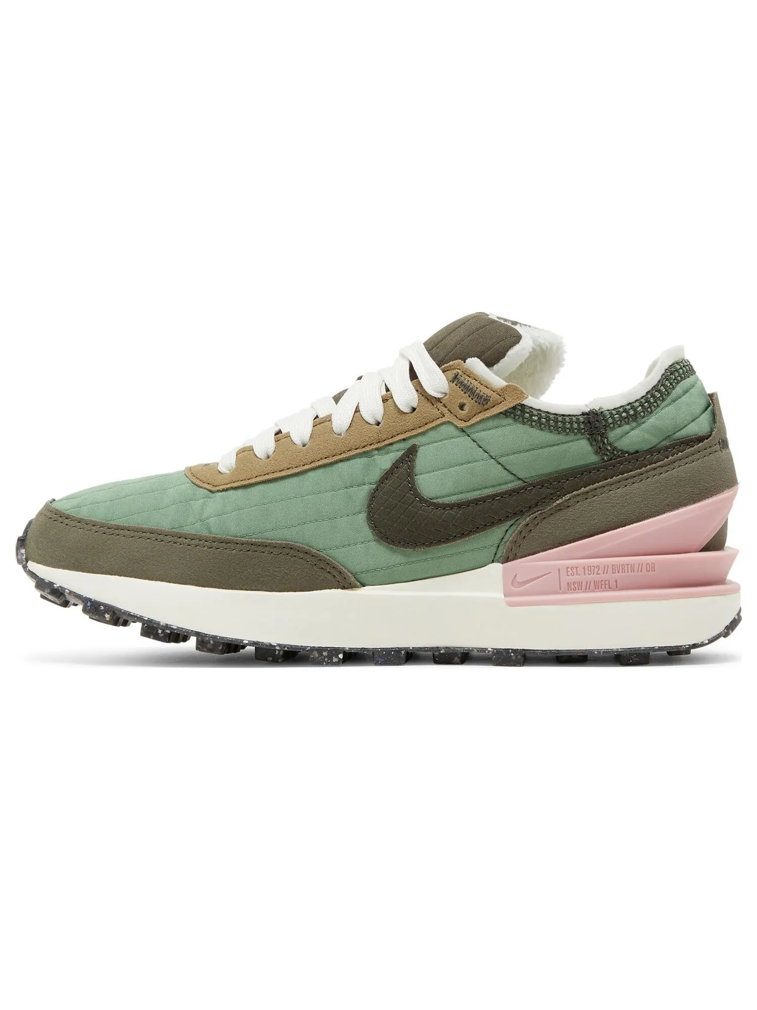 Кроссовки Nike Wmns Waffle One NN 'Toasty - Oil Green' — изображение 3 из 8, зеленый