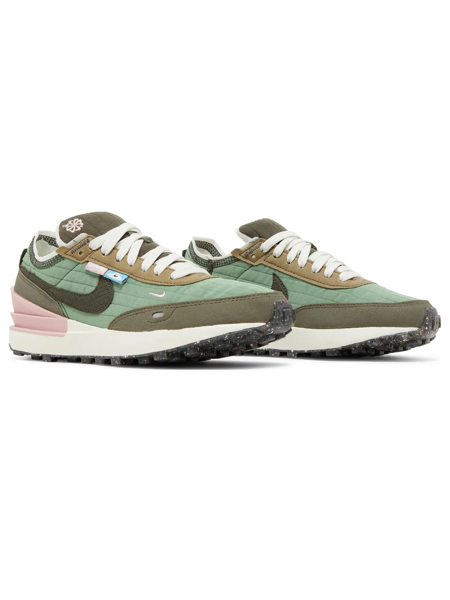 Кроссовки Nike Wmns Waffle One NN 'Toasty - Oil Green' — изображение 8 из 8, зеленый