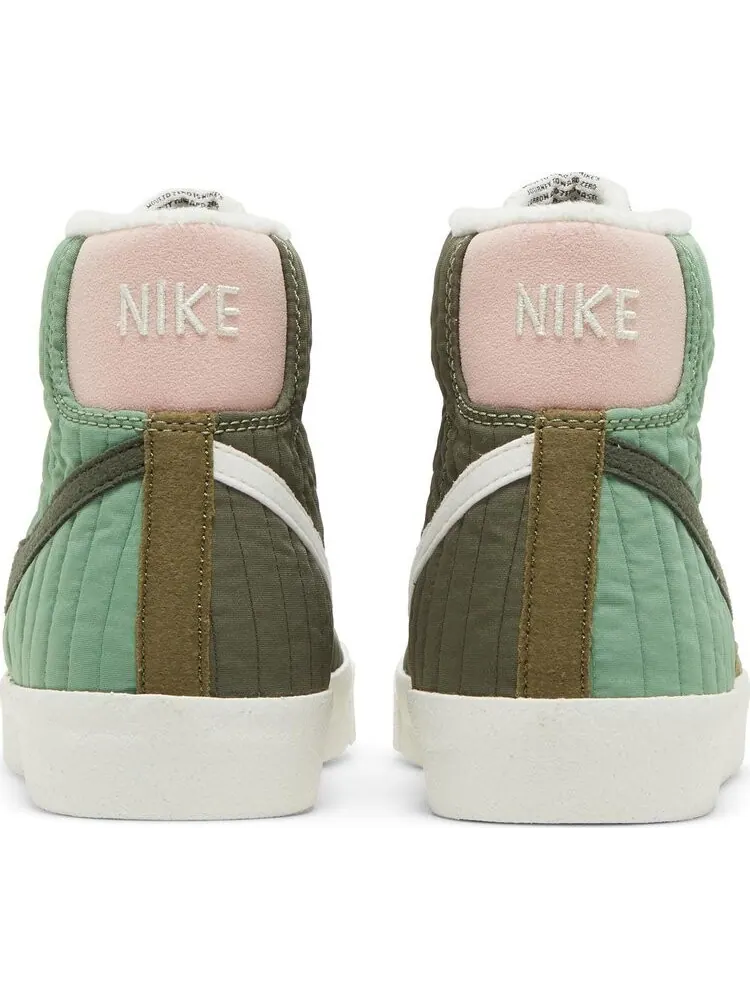 Кроссовки Nike Blazer Mid '77 GS 'Oil Green' — изображение 6 из 8, зеленый