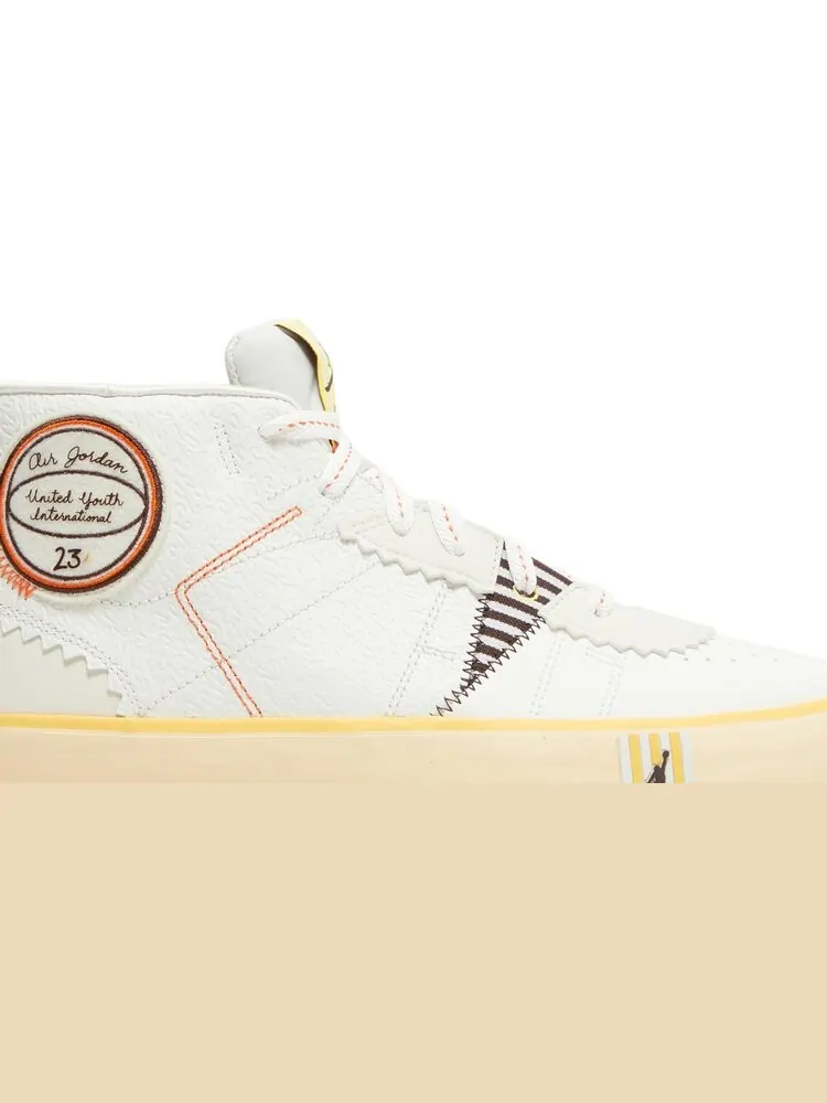 Кроссовки Maison Château Rouge x Jordan Series Mid United Youth International - Sail — изображение 2 из 8, бежевый