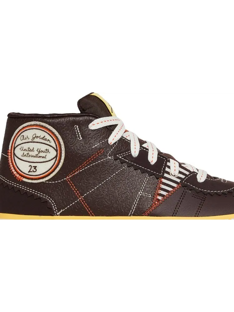Кроссовки Maison Château Rouge x Jordan Series Mid United Youth International - Brown Basalt — изображение 2 из 8, коричневый