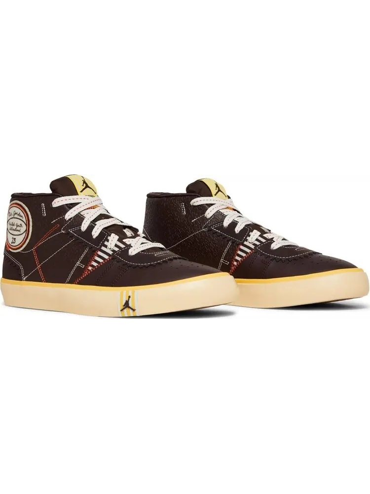 Кроссовки Maison Château Rouge x Jordan Series Mid United Youth International - Brown Basalt — изображение 8 из 8, коричневый
