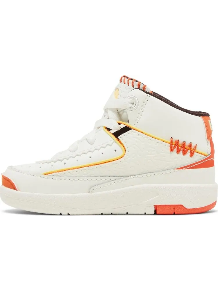 Кроссовки Maison Château Rouge x Air Jordan 2 TD United Youth International — изображение 3 из 8, бежевый